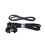 XIAOCHEN Store Fit für BMW 3er 5er x5 m3 M5 E46 E53 E39 E38 Auto 12 Pin 6m Power Radio Verlängerungskabel Kabelb