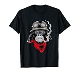 Albanien T-Shirt Gorilla Motorrad Fahrer Albaner Bik