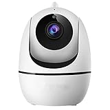 Mogzank IP Kamera Tuya WiFi Heim Sicherheit Kamera 360 Grad Nacht Sicht Drinnen üBerwachung CCTV Kabellos Baby Monitor EU Steck