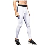 BIBOKAOKE Leggings Herren Jogginghose Kompressionshose Sport Leggings Schnell Trocknend Atmungsaktiv Leicht Sport Running Lang Hose Stretch Fitness Berglauf Hose Offroad-Laufen Lange L