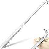Darwin® PREMIUM 72cm Schuhlöffel Metall lang - langer Edelstahl Business Schuhlöffel - Schuhanzieher stabil lang - Schuhlöffel groß - Schuhanzieher aus M