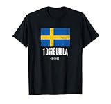 Stadt von Tomelilla - Schweden | Sweden Schwedische Flagge - T-S