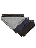 Marc O’Polo Body & Beach Herren Slip, 3er Pack, Gr. X-Large, Mehrfarbig (sortiert 1 901)