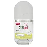 SEBAMED Frische Deo Lemongras Roll-on, zuverlässiger Schutz vor Körpergeruch, 48h Wirkung, langanhaltende Frische, ohne Aluminiumsalze, mit frischem Duft nach Lemongras, 50