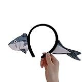 BSTCAR Lustige Baumwolle Haarband, Kawaii Plüsch Karotte Fisch Karikatur Haarreif Haar Deko Accessories Hochzeit Party Cosplay Kostüm für Frauen D