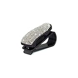 通用 Auto-Brillenhalter mit Strasssteinen, Brillen- und Sonnenbrillenhalter, für Damen und M