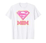 Superman Super Mom Pink T-S