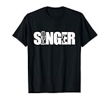 Singer Sänger Design Gesang und Band T-S