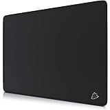 CSL - XXL Speed Gaming Mauspad Titanwolf Schwarz 440 x 350mm - XXL Mousepad - Tischunterlage Large Size - verbessert Präzision und Geschwindigk