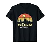 Retro Vintage Skyline Köln Shirt Köln City Geschenk T-S