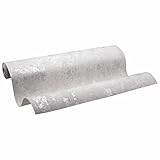 Tapete Vlies Metallic Hellgrau Silber HOMEFACTO:RI HF-20120-42