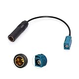 XIAO YANG 1Pair Fakra Antenne Adapter Kit Fakra nach DIN Aerial Connector Fakra Z WaterBlue / 5021 nach DIN 41585 Fit für Bin FM M