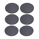 H HILABEE 6PCS 72mm Klebe-Befestigungsplatte Adapter Platte Connector Befestigungsscheibe fürs Armaturenbrett mit Saugnap