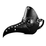 Youth Union Schnabelmaske Pest-Maske Doktor Cosplay, Halloween Maske, Retro Felsen Party Masken Steampunk Halloween Kostüm Dekoration für Erwachsene Halloween Party (Stil 1)