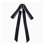 yywl Broche Koreanische Stoffbogen Brosche Pins Pearl Fliege Krawatte Hemd Kleid Hals Krawatten Kragen Modeschmuck Broschen für Frauen Kleidung Zubehör Broschen & Anstecknadeln (Metal Color : 2)