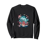 Niedliches T-Shirt mit Froschpilz-Motiv, Motiv 'Back to Nature' Sw