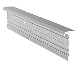 RenoProfil 100 cm Treppenprofil MULTIVERSAL-32 für alle Bodenbeläge von 6-22 mm - Treppenkantenprofil für Treppenverkleidung und Treppenrenovierung - Farbe: Silber-N