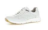 Gabor Pius Herren Halbschuhe, Männer Sneaker Low,zertifiziertes Leder,Latex Wechselfußbett,schnürschuhe,schnürer,Men,Man,Off-White,45 EU / 10.5 U
