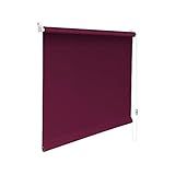 Original Easy-Shadow Mini Klemmfix Rollo Stoffmaß Breite 80 x 110 cm Höhe - LILA blickdicht lichtdurchlässig Sichtschutz Sichtschutzrollo Kettenzugrollo Seitenzugrollo Mini-Rollo mit Kettenzug - Minirollo Klemmrollo ohne bohren inklusive Klemmträger Easy&Fix - Maßanfertigung