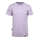 Spitzbub Herren T-Shirt Shirt mit Print oder Stick Street-Design in Flieder (XL, Lila)