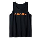 Halloween Kürbis Herzschlag Liebe Halloween Tank Top