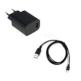 bg-akku24 Ladegerät und Ladekabel, Datenkabel, USB-Kabel für Sony Cyber-Shot DSC-HX90, DSC-HX90V, DSC-TX30, DSC-WX50, DSC-WX60, DSC-WX70, DSC-WX100, DSC-WX150, DSC-WX200, DSC-WX220, DSC-WX300