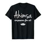Ahimsa Vegan Vegetarisch Ahimsa Compassion for All T-S