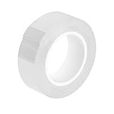 Acryl Tape - transparentes extrem starkes doppelseitiges Klebeband 19mm x 1,5m - haftet auf vielen Materialien (glatten, sauberen, ölfreien Oberflächen)