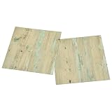 vidaXL 20x PVC Fliesen Selbstklebend Vinyl-Fliesen Bodenbelag Vinylboden Laminat Dielen Fußboden Laminatboden Fliese Bodenfliesen 1,86m² Hellb