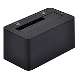 yaunli Dockingstation für Festplatten USB3.0. Zu Sata Festplatte Dockingstation 5GBPS HRAD-Antriebsgehäuse for 2,5 '' 3.5 '' HDD Dockingstation (Farbe : Black, Size : One Size)