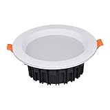 Sxxrdz 9W Downlight Einbaustrahler, Küche Badezimmer Wash Wandleuchte, 3000K 110-240V Runde LED Deckenleuchte, Warmweißes Licht Für Flur Bühnenbüro Akzentlampe[Energieklasse A+]