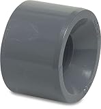 STEMAX-Wassertechnik: PVC-Klebefittings, Kurze Reduktion, klebestutzen x klebemuffe, Größe: 63mm x 50