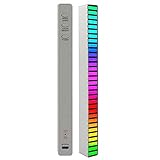 STARMOON Auto Led-Leuchten RGB Voice-Aktiviert Pickup Rhythmus Licht Bunte Rhythmus Musik Atmosphäre Licht mit 32 Bit Musik Ebene Anzeig