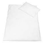 ZOLLNER 2-TLG. Renforce Kinder Bettwäsche, 100% Baumwolle, 40x60 + 100x135