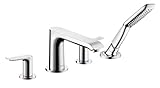 hansgrohe Metris 4-Loch Wannenrandarmatur, C