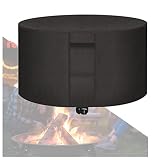 BBQ Grillabdeckung Gasgrill Abdeckung Wetterfest, 600D Oxford Grill Abdeckhaube Schutzhülle, Gewebe Reißfest, Schwarz, mit Aufbewahrungstasche(Size:112 * 61cm/44.09 * 24.02inch)