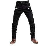 Herren Damen Motorradhose Motorrad Jeans Biker Trousers Motorrad Hose Fahrrad Riding Schutzhose ,mit Schutz ausrüstung