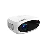 PRIXTON Picasso WLAN-Projektor, Bluetooth, 9.000 Lumen, 260 ANSI Lumen, Full HD, 4K, Größe 30 bis 210 Zoll, Entfernung 1 bis 7 Meter, kompatibel mit iOS und Android (generalüberholt)