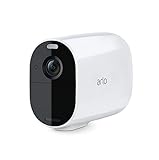 Arlo Essential XL Spotlight WLAN Überwachungskamera aussen, kabellos, 1080p, Farbnachtsicht, Bewegungsmelder, 2-Wege Audio, kein Hub benötigt, mit 90-tägigem Arlo Secure Plan Testzeitraum, VMC2032