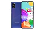 Samsung Galaxy A41 Android Smartphone ohne Vertrag, 3 Kameras, 6,1 Zoll Super AMOLED Display, 64 GB/4 GB RAM, Dual SIM, Handy in blau,