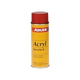 ADLER Acryl-Spraylack - 400 ml- Sprühlack Farblos glänzend hochwertiger Acryllack farblos für innen und außen, rasch trocknender und nicht vergilbender Lackspray