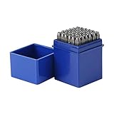 Alphabet-Zahlen-Stanz-Set, 4 mm, 5 mm, 6 mm, Stahl, Stanzschablone, Digital-Stempel, Bastelwerkzeug-Set mit Etui für Heimwerker, Metallgürtel, Leder, Handwerkswerkzeug, 36-teilig