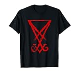 Sigil Of Lucifer T-Shirt Seal Of Satan Satanische T-S