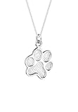 Elli Halskette Damen Pfote Symbol Hund in 925 Sterling Silb