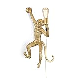 Barcelona LED Wandleuchte, Mono aus Kunstharz, dekorativ, mit Kabel und Stecker, E27-Fassung, für Esszimmer, Wohnzimmer, B