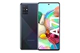 Samsung Galaxy A71 (16.95cm (6.7 Zoll) 128 GB interner Speicher, 6 GB RAM, Dual SIM, Android, prism crush Schwarz) Deutsche V