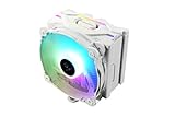 ENERMAX Luftkühler RGB Adressable weiß für Intel/AMD Ryzen, leiser Lüfter 14 cm RGB Adressab