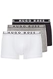 BOSS Herren Trunk 3P CO/EL Dreier-Pack Boxershorts aus Stretch-Baumwolle mit Logo am Bund,M,Assorted-pre-pack