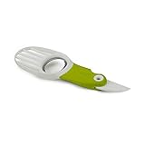 Joseph Joseph Ustensile Avocat 3-en-1, Plastique, Vert, 6,6 x 1,8 x 18