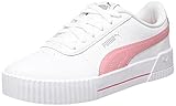 PUMA Carina L Jr Sneaker, White Peony, 38.5 EU